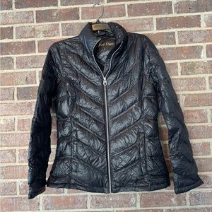 Calvin Klein Lightweight Black Puffer Jacket Size Small